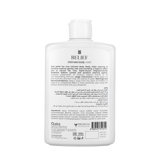 Relief Tea Tree Intimate Body Wash 200 Ml