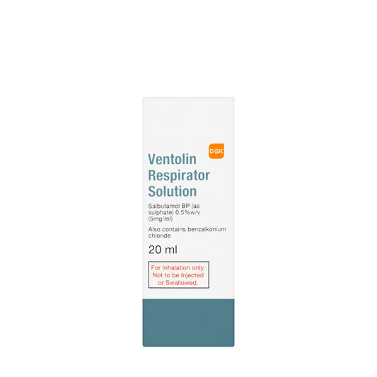 Ventolin Respirator Solution 20Ml