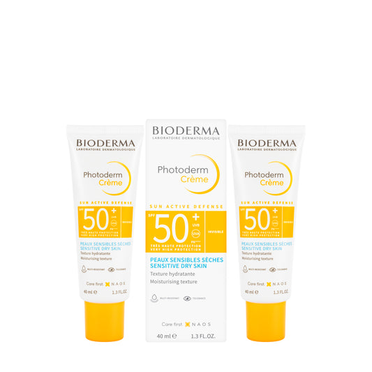 Bioderma Photoderm Crème SPF 50+ (Sensitive Dry Skin) Cream 40 Ml 1+1 Offer Pack