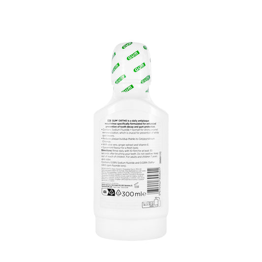 Gum Ortho Mouthwash 300 Ml 3090