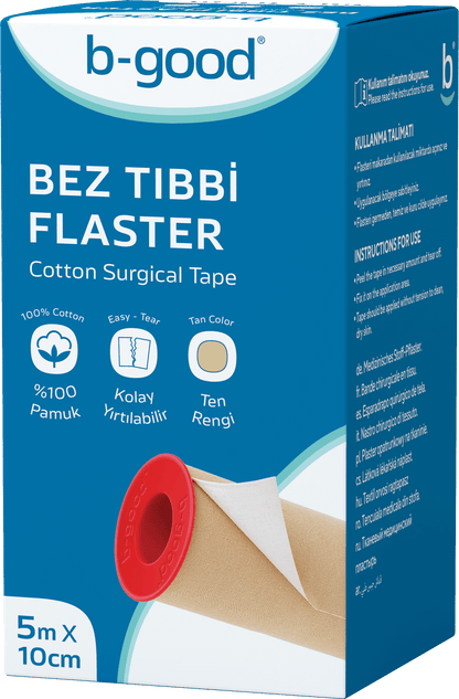 B-Good Cotton Tape 5 m × 10 cm (Tan)