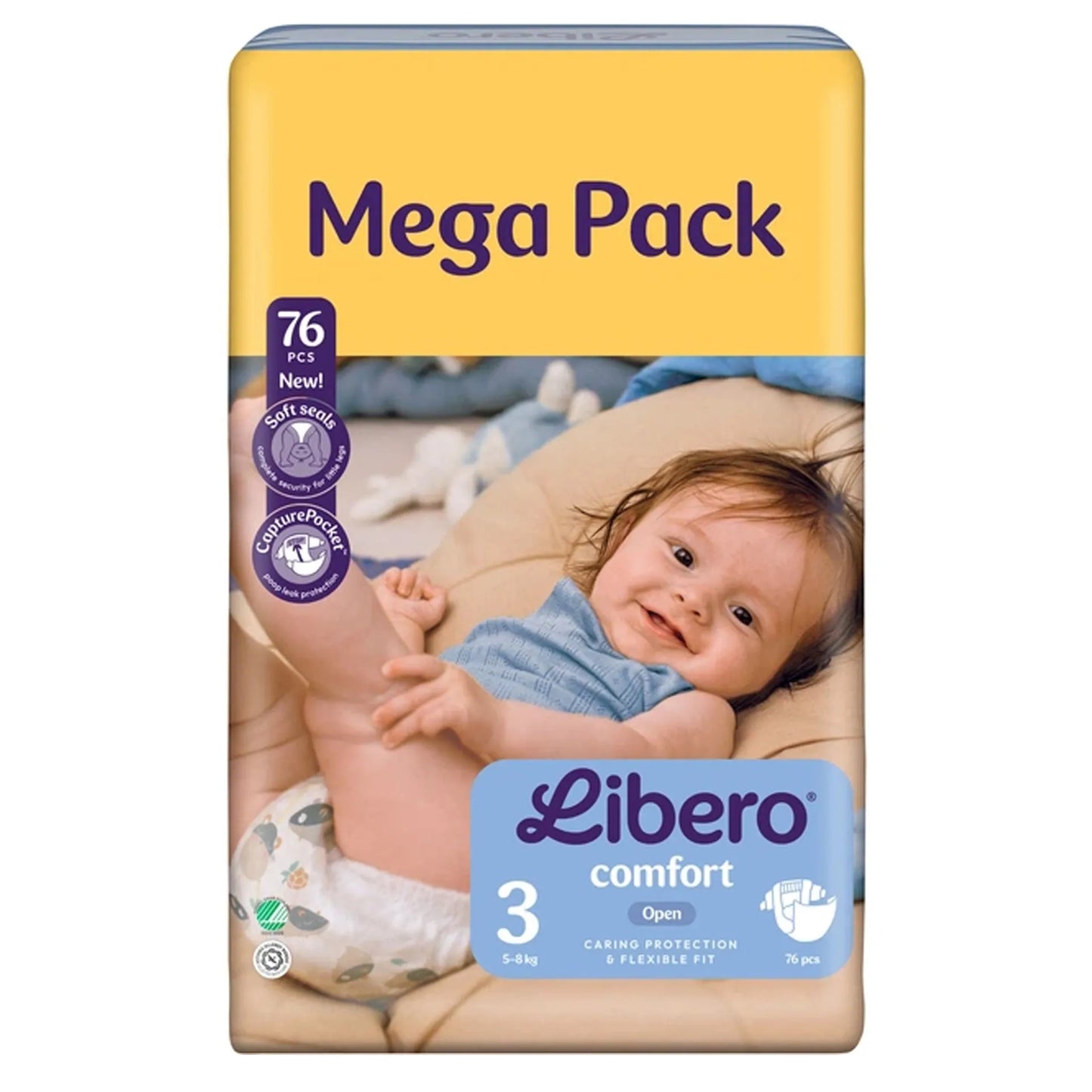 Libero New Comfort Size 3 5–8 kg 76 Pieces