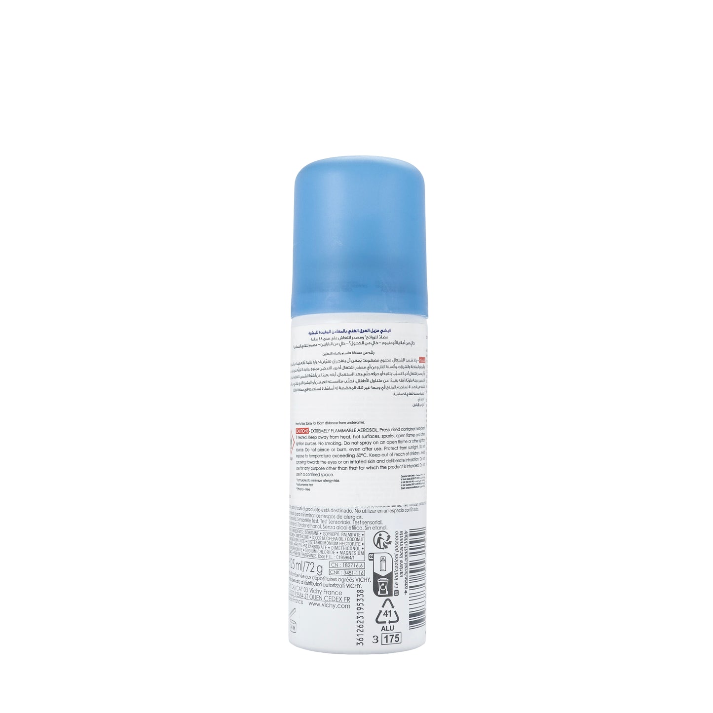 Vichy Deodorant  Mineral Aerosol 48 Hours 125 ml Spray