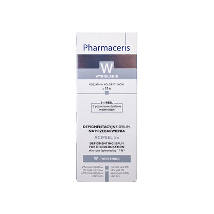 Pharmaceris W Acipeel 3x Depigmenting Serum for Discoloration 30 Ml