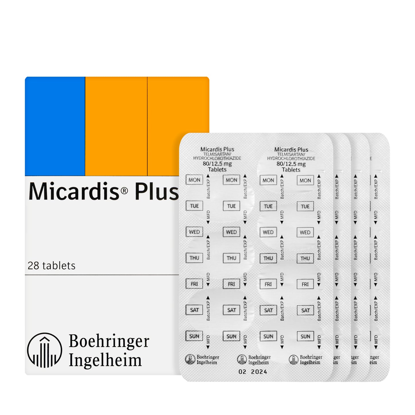 Micardis Plus 80/12.5Mg 28 Tablets