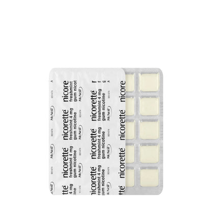 Nicorette Gum 4Mg Fresh Mint 30 Pieces
