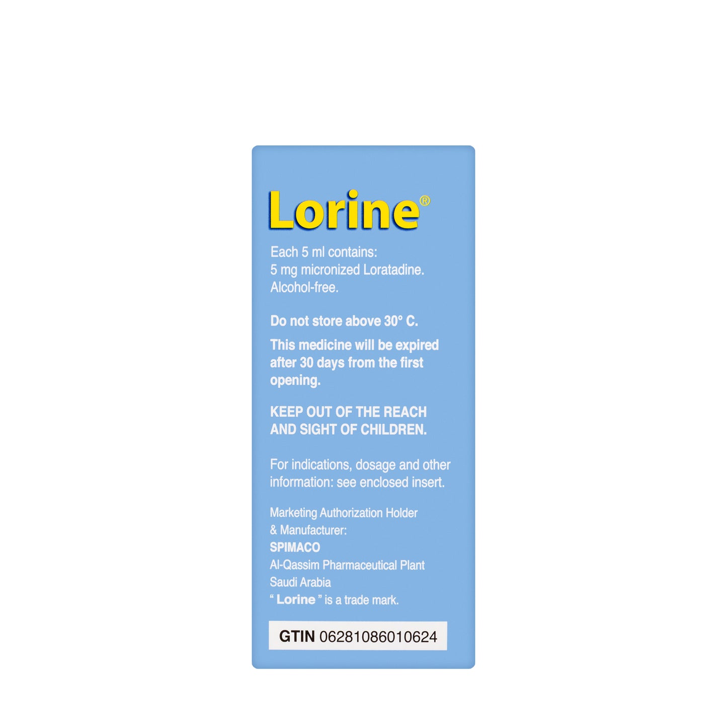 Lorine Syrup 100Ml