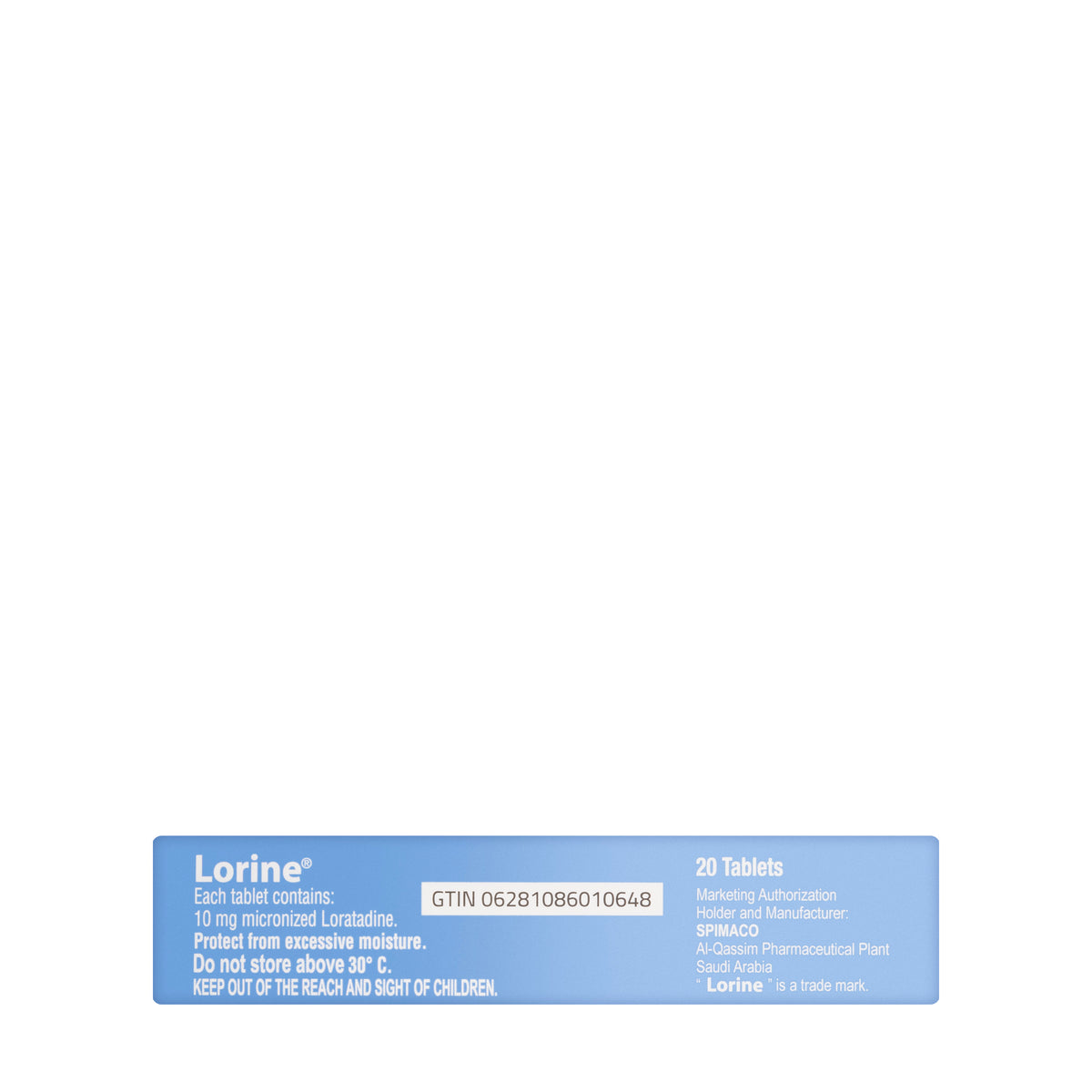 Lorine 10Mg 20 Tablets