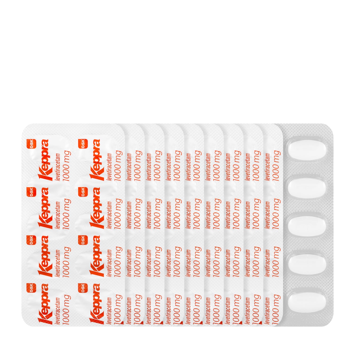 Keppra 1000Mg 100 Tablets