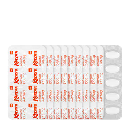 Keppra 1000Mg 100 Tablets