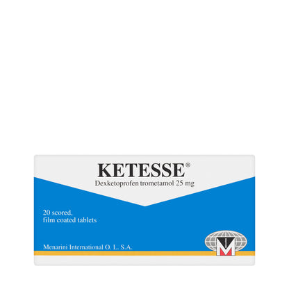 Ketesse 25Mg 20 Tablets