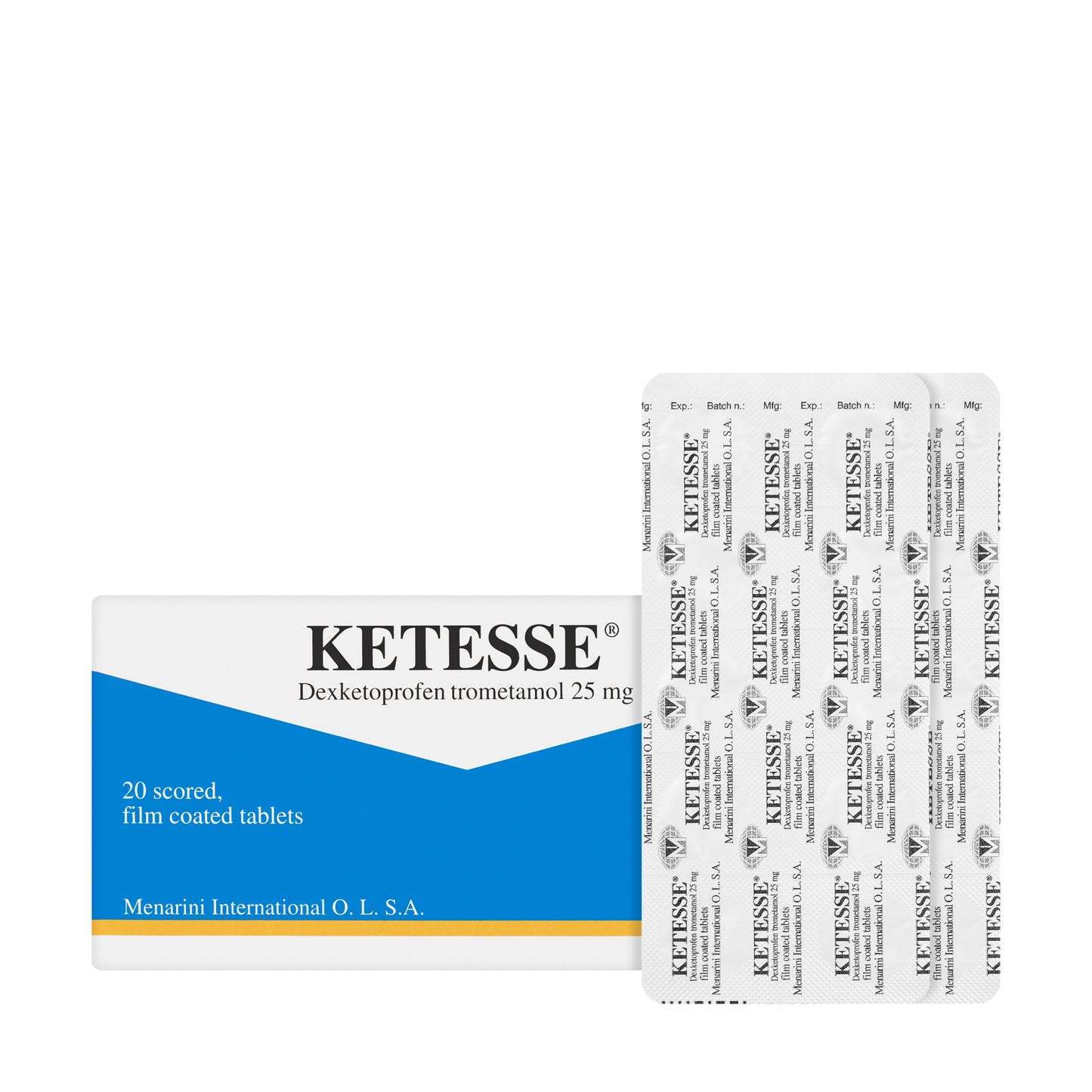 Ketesse 25Mg 20 Tablets