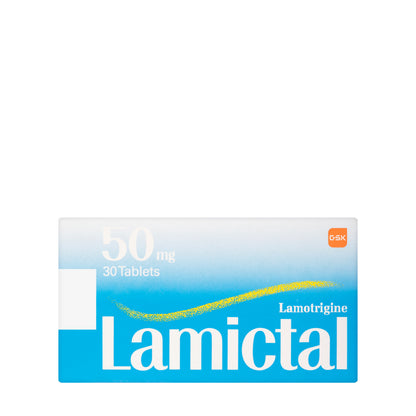 Lamictal 50Mg 30 Tablets
