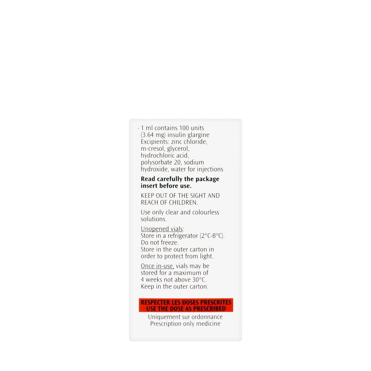 Lantus Vial 10 Ml