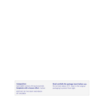 Lasix 40Mg 20 Tablets