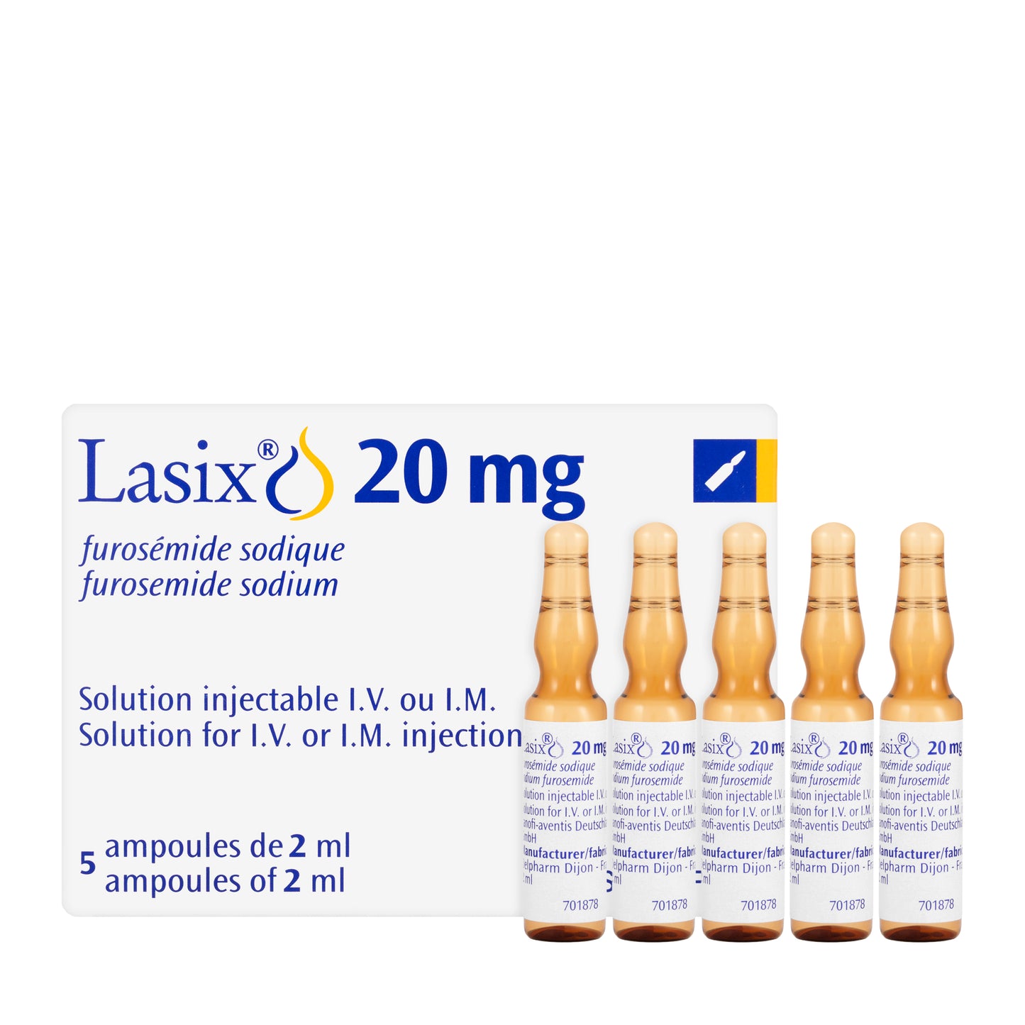 Lasix 20Mg 5 Ampoules