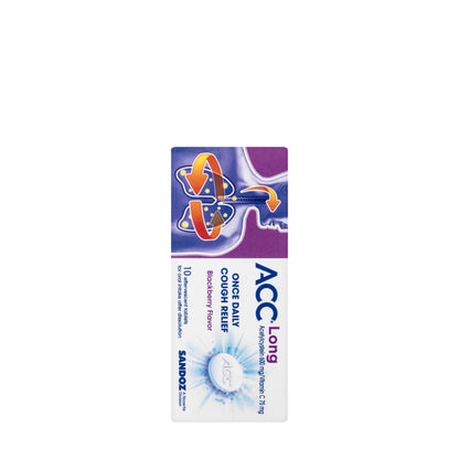 Acc Long Effervescent 600Mg 10 Tablets