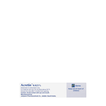 Acretin 0.025% Cream 30Gm