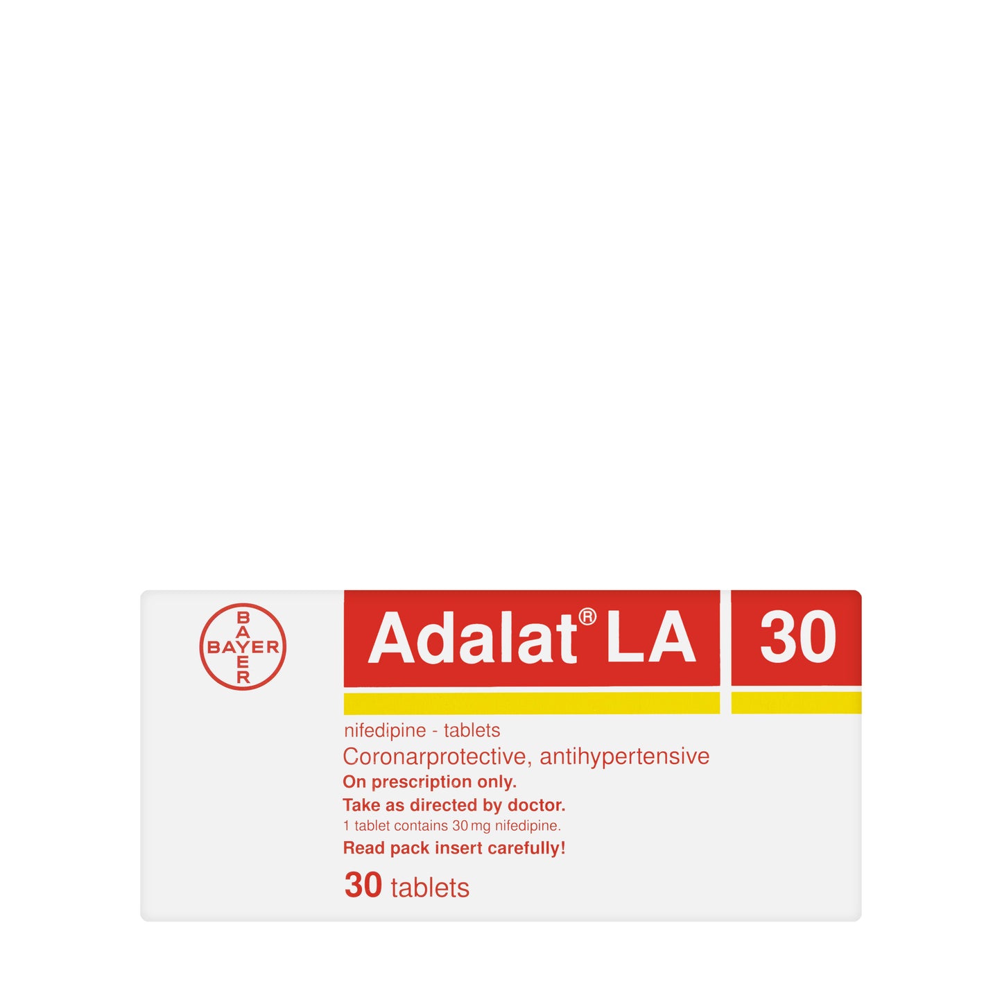 Adalat La 30Mg 30 Tablets