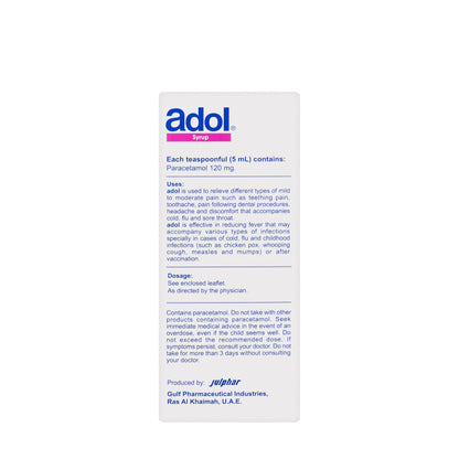 Adol Suspension 120Mg 60Ml