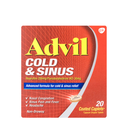 Advil Cold & Sinus 20 Capsules