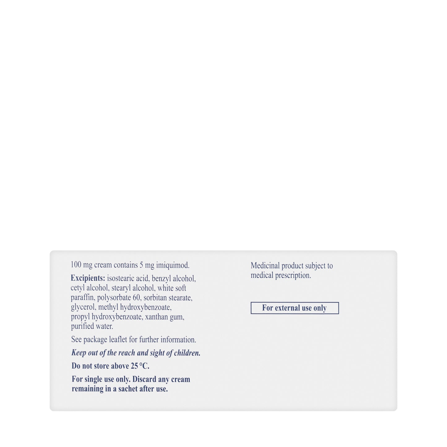 Aldara 5% Cream 250Mg 12 Sachets