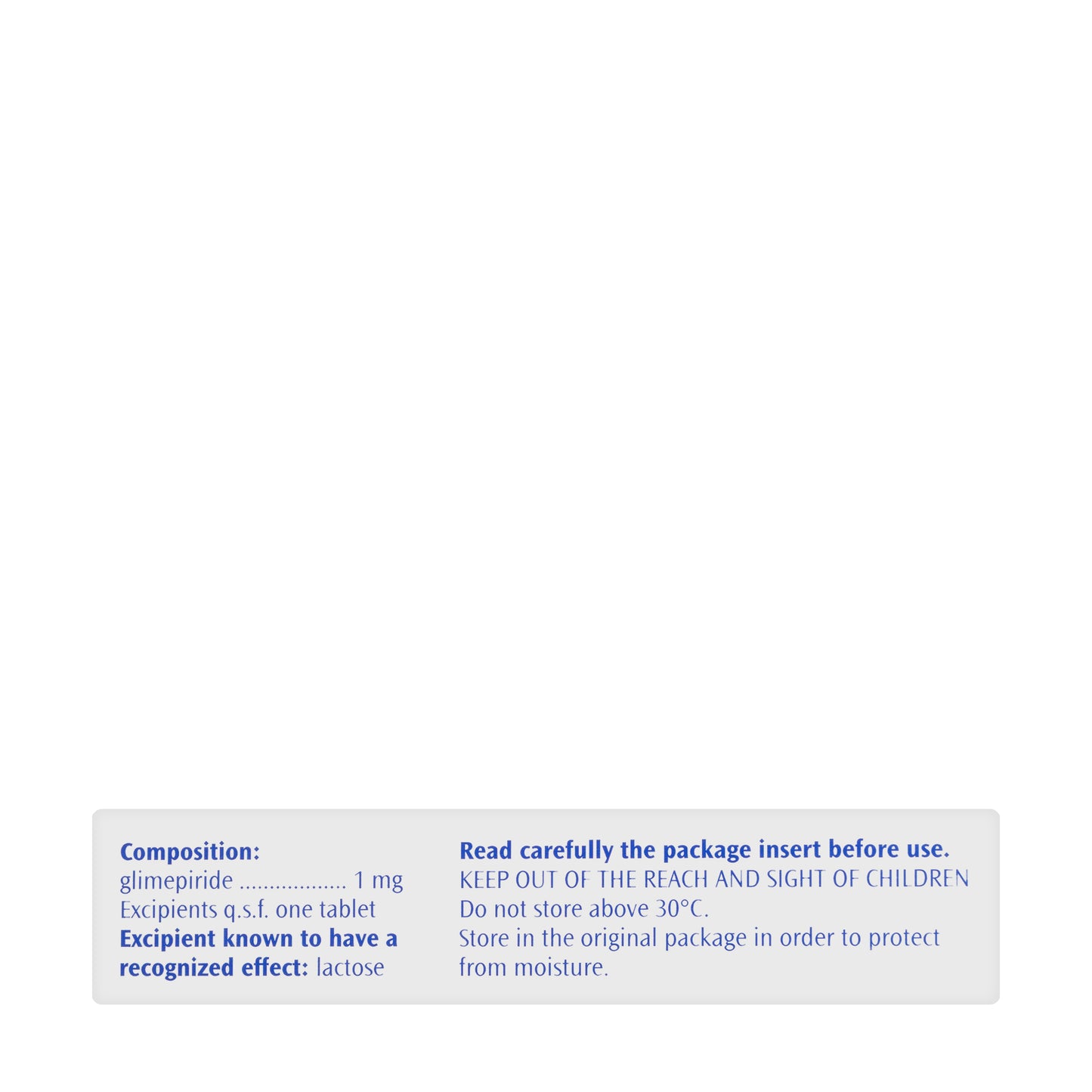 Amaryl 1Mg 30 Tablets