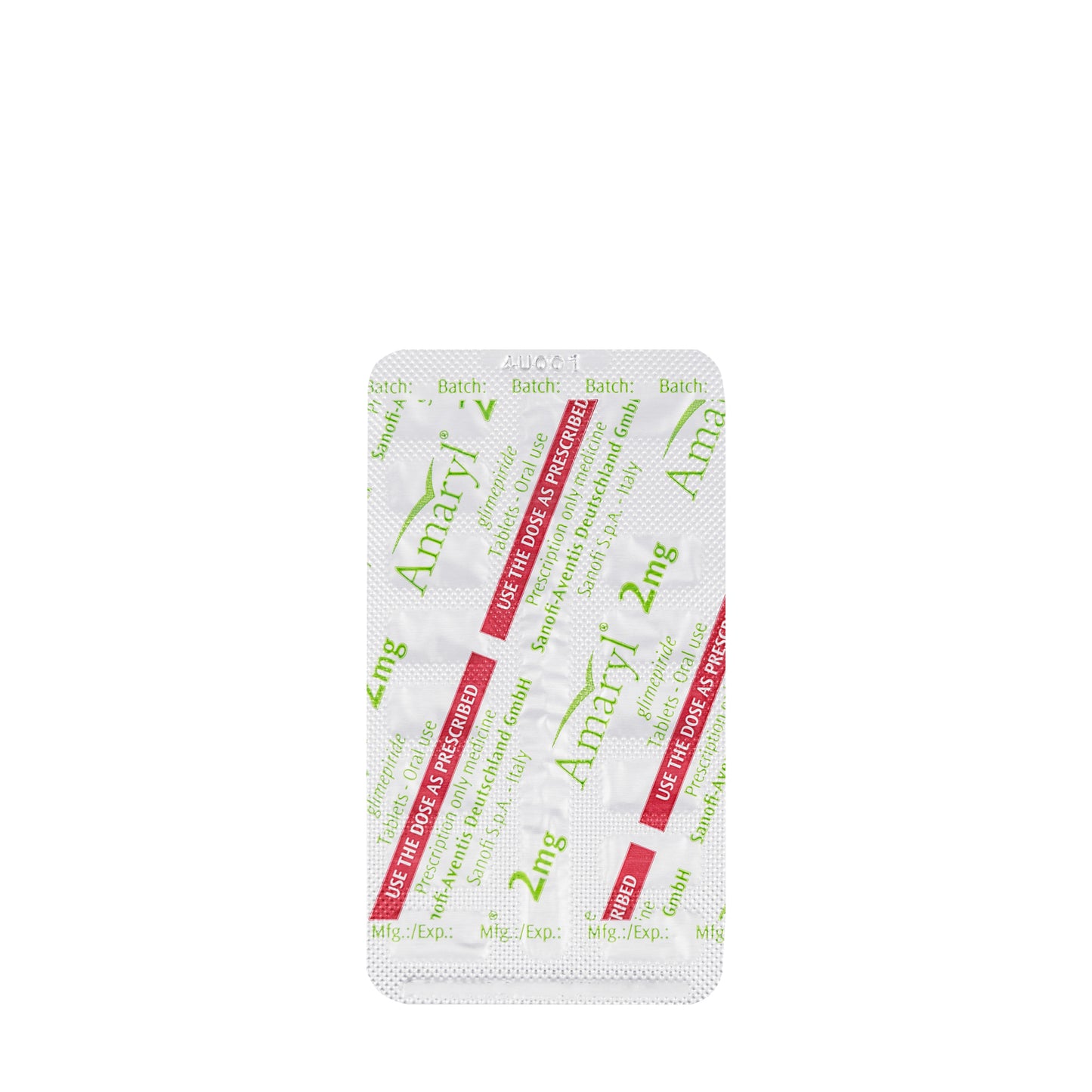 Amaryl 2Mg 30 Tablets