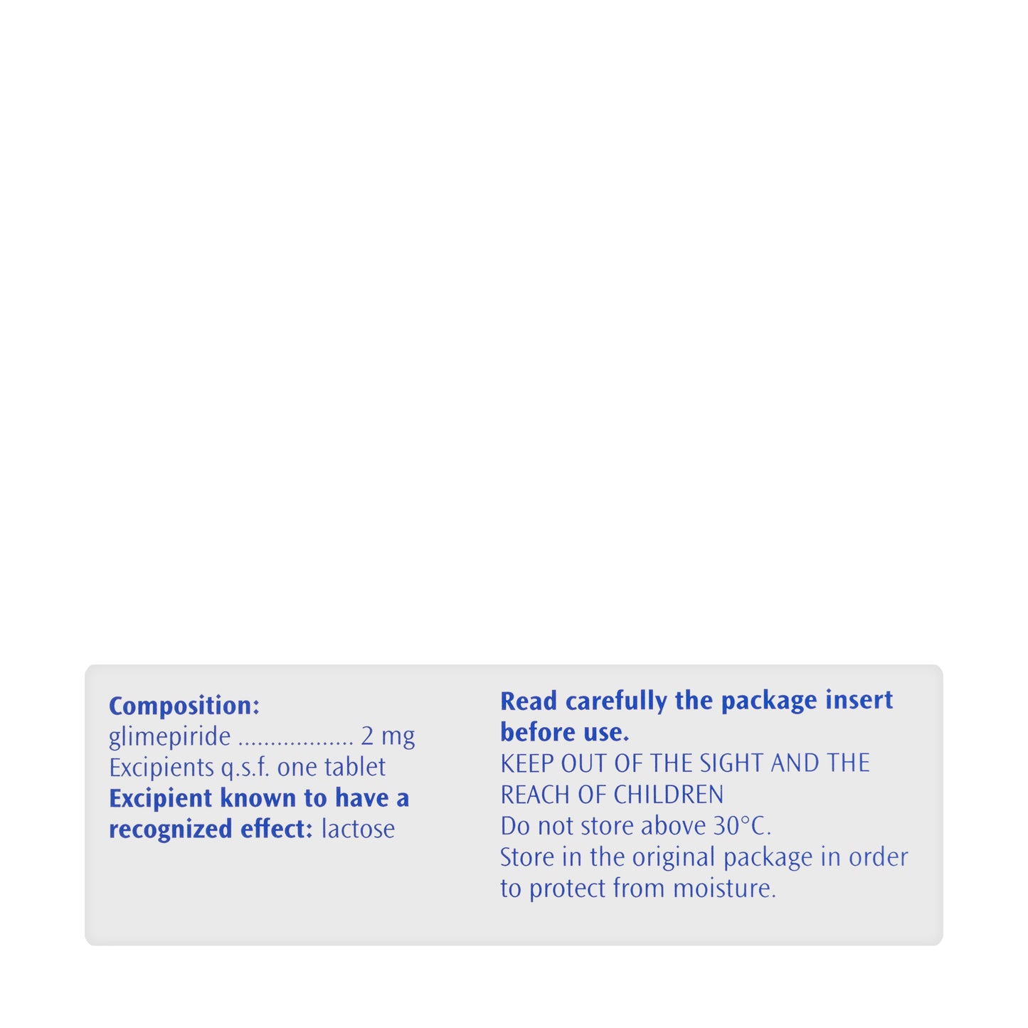Amaryl 2Mg 30 Tablets
