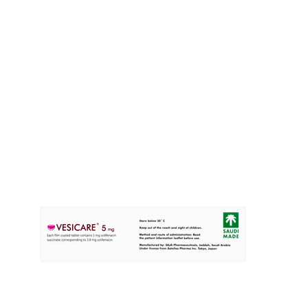 Vesicare 5Mg 30 Tablets