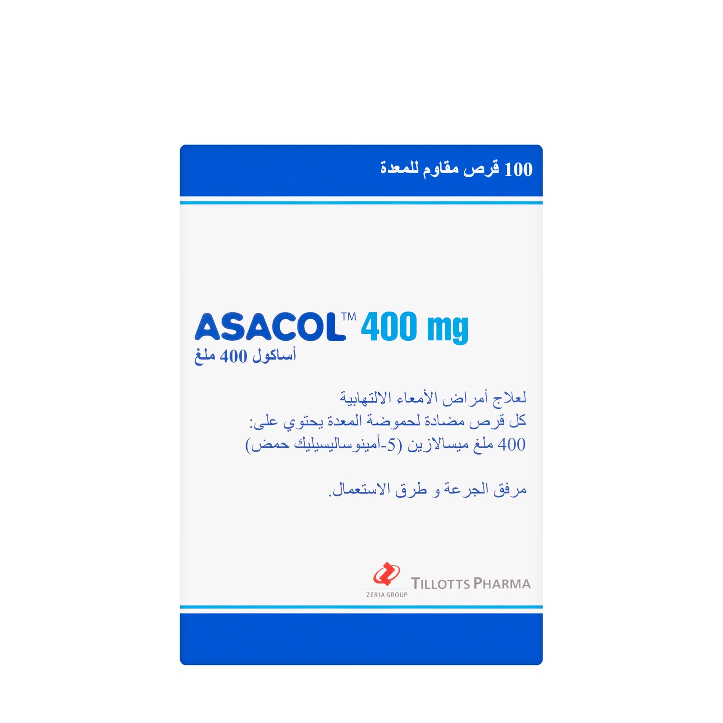 Asacol 400Mg 100 Tablets