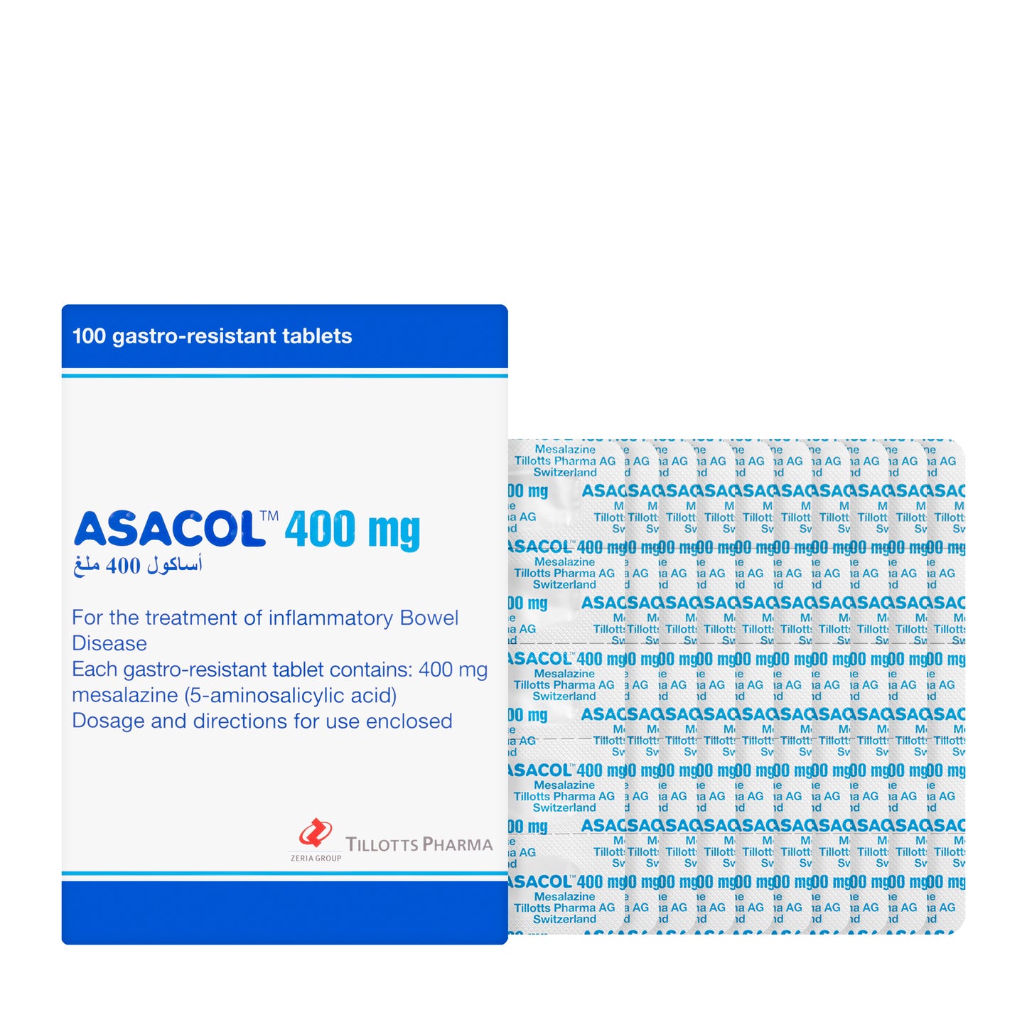 Asacol 400Mg 100 Tablets