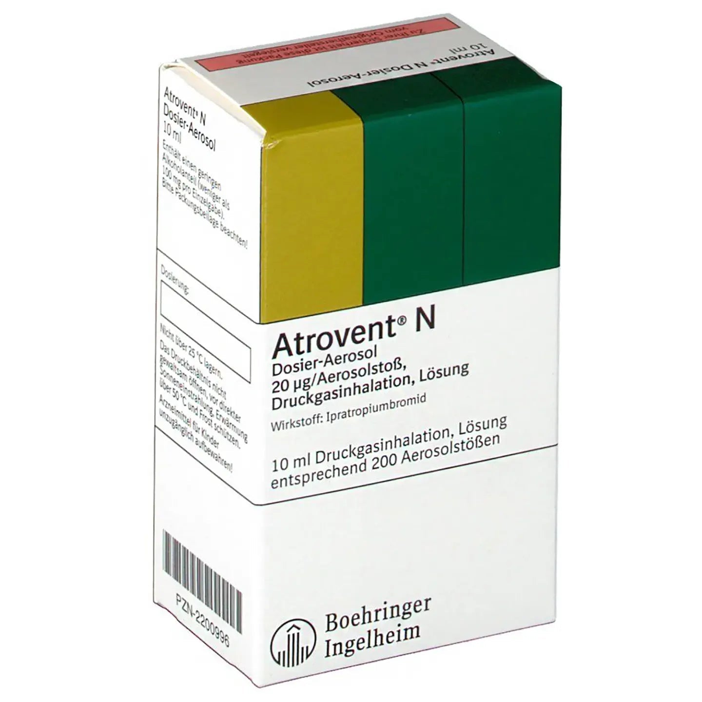 Atrovent N Metered Aerosol 20Mcg/Puff 10Ml