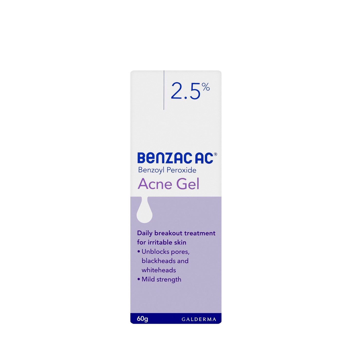 Benzac Ac Gel 2.5% 60Gm