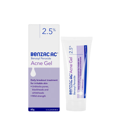 Benzac Ac Gel 2.5% 60Gm