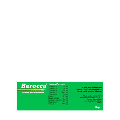 Berocca Calcium + Magnesium Effervescent 10Tablets