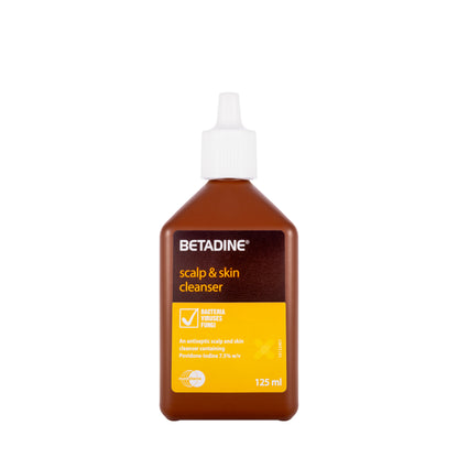 Betadine 7.5% Scalp & Skin Cleanser 125Ml