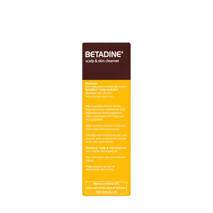 Betadine 7.5% Scalp & Skin Cleanser 125Ml
