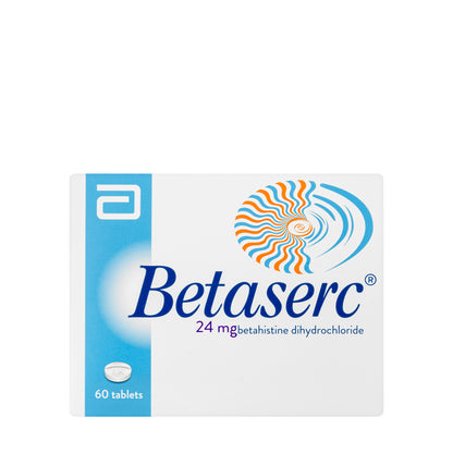 Betaserc 24Mg 60Tablets