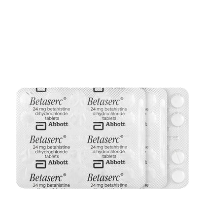 Betaserc 24Mg 60Tablets