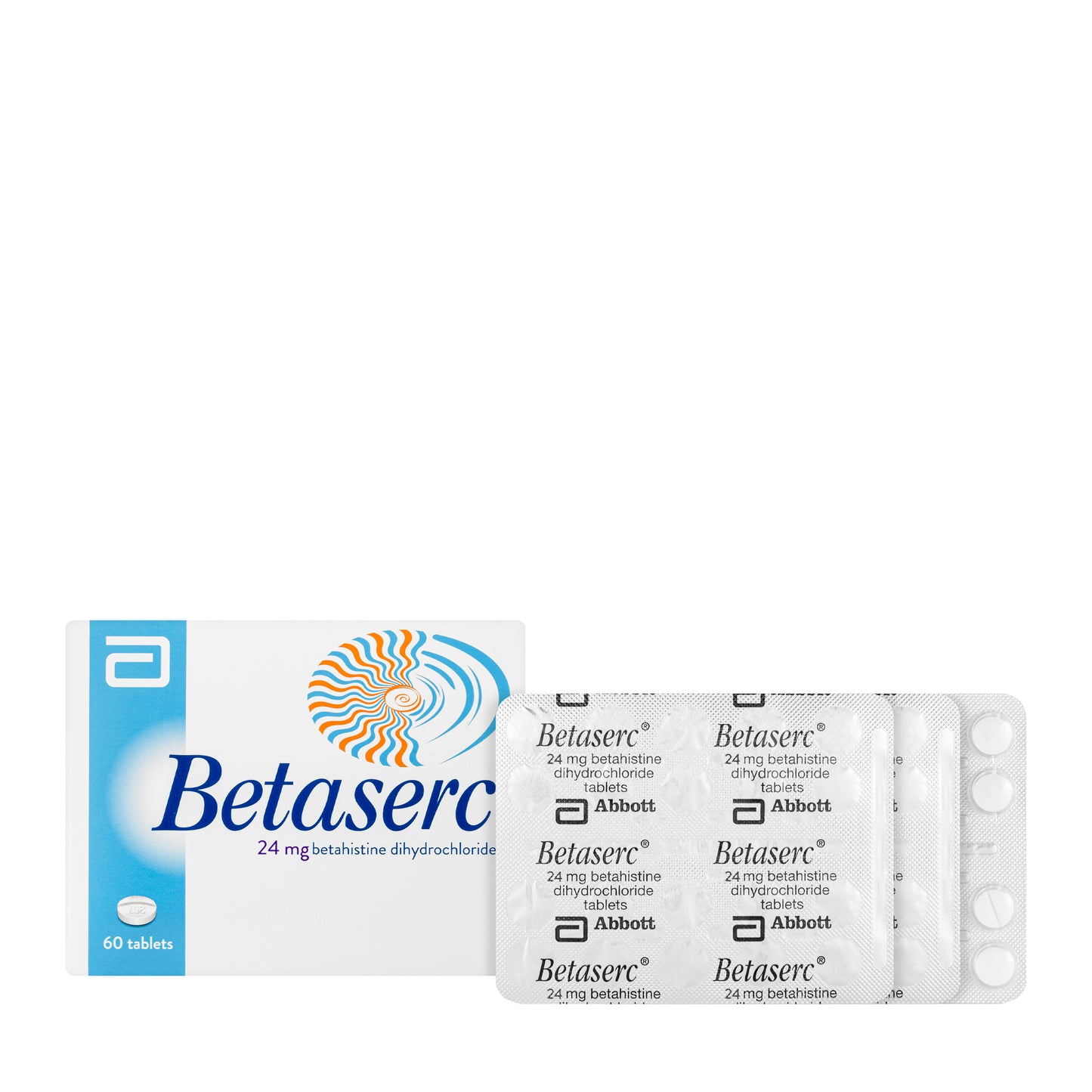 Betaserc 24Mg 60Tablets