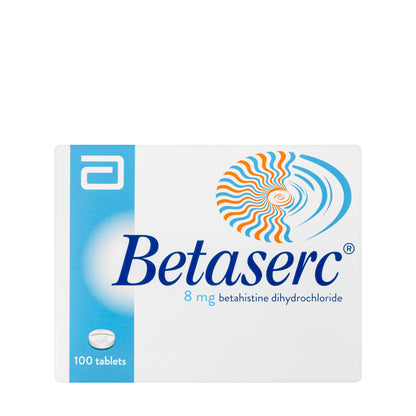 Betaserc 8Mg 100Tablets