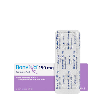 Bonviva 150 Mg 3 Tablets
