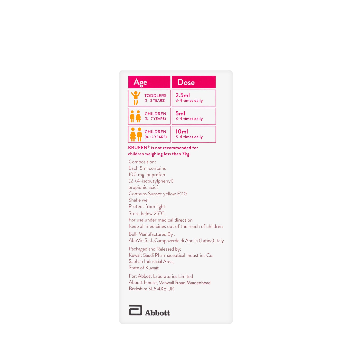 Brufen Syrup 100Ml
