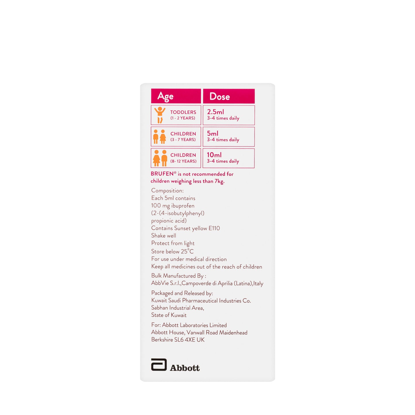Brufen Syrup 100Ml