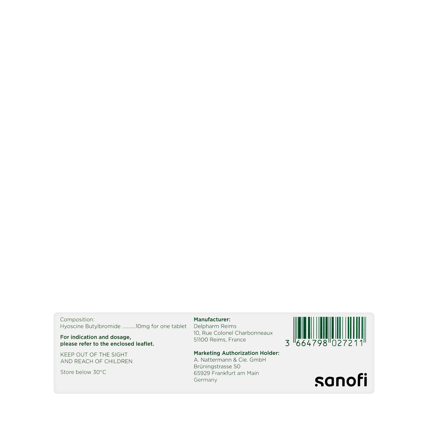 Buscopan 10Mg 20Tablets
