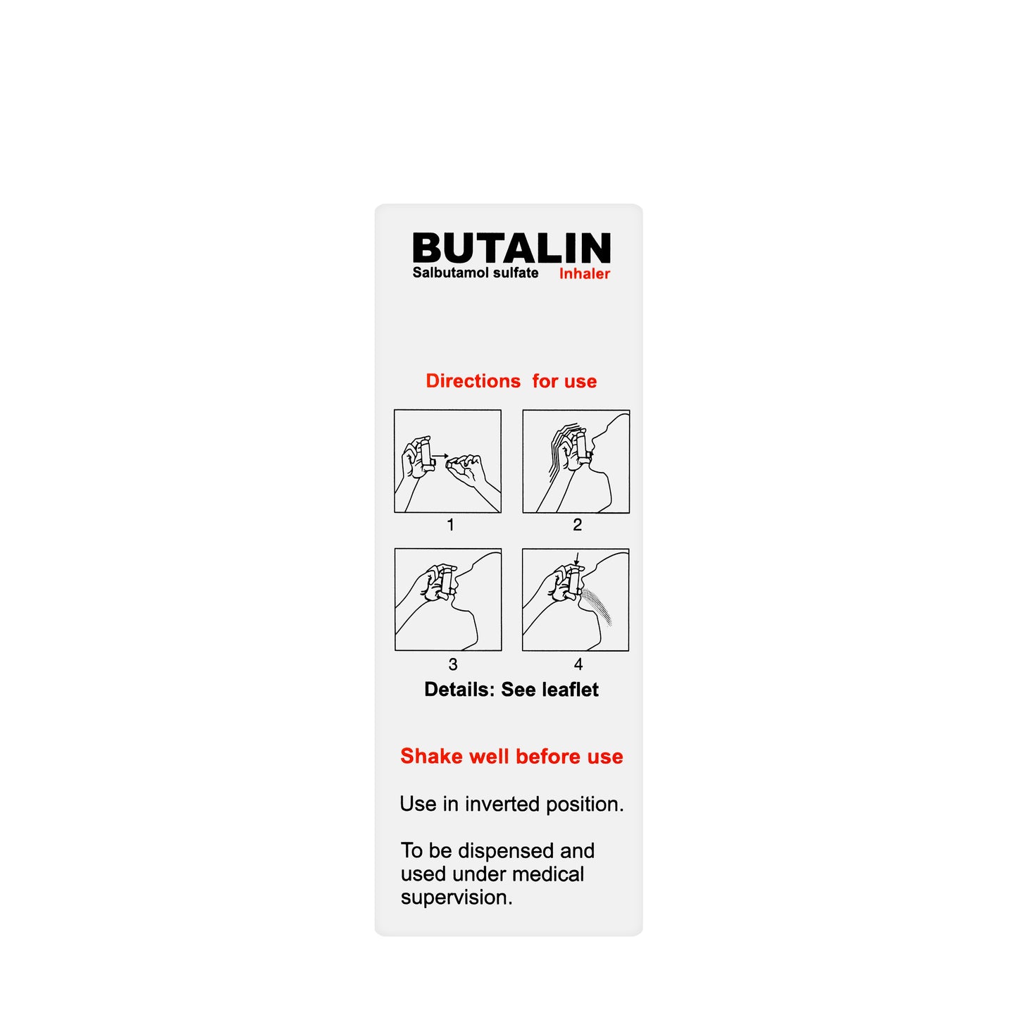 Butalin Inhaler 100Mcg/Dose 200 Metered Dose 1 Pieces