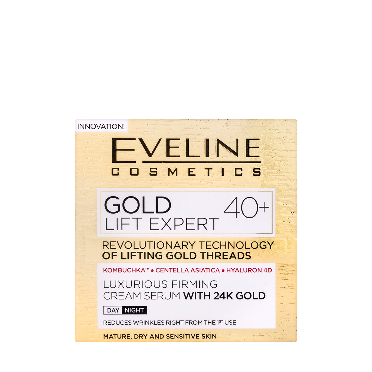 Eveline Gold Lift Expert 40+ Cream-Serum with 24K Gold Day and Night 50 Ml