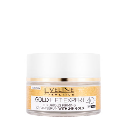 Eveline Gold Lift Expert 40+ Cream-Serum with 24K Gold Day and Night 50 Ml