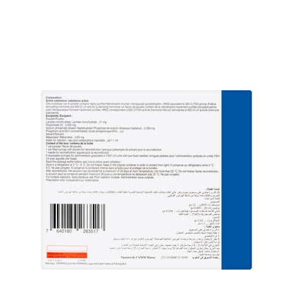 Menopur 600IU 1 Vial